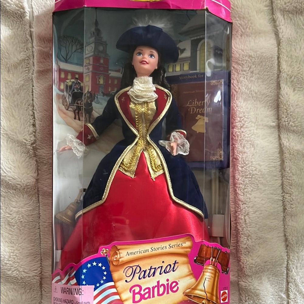 Patriot Barbie Doll in Red and Blue Outfit